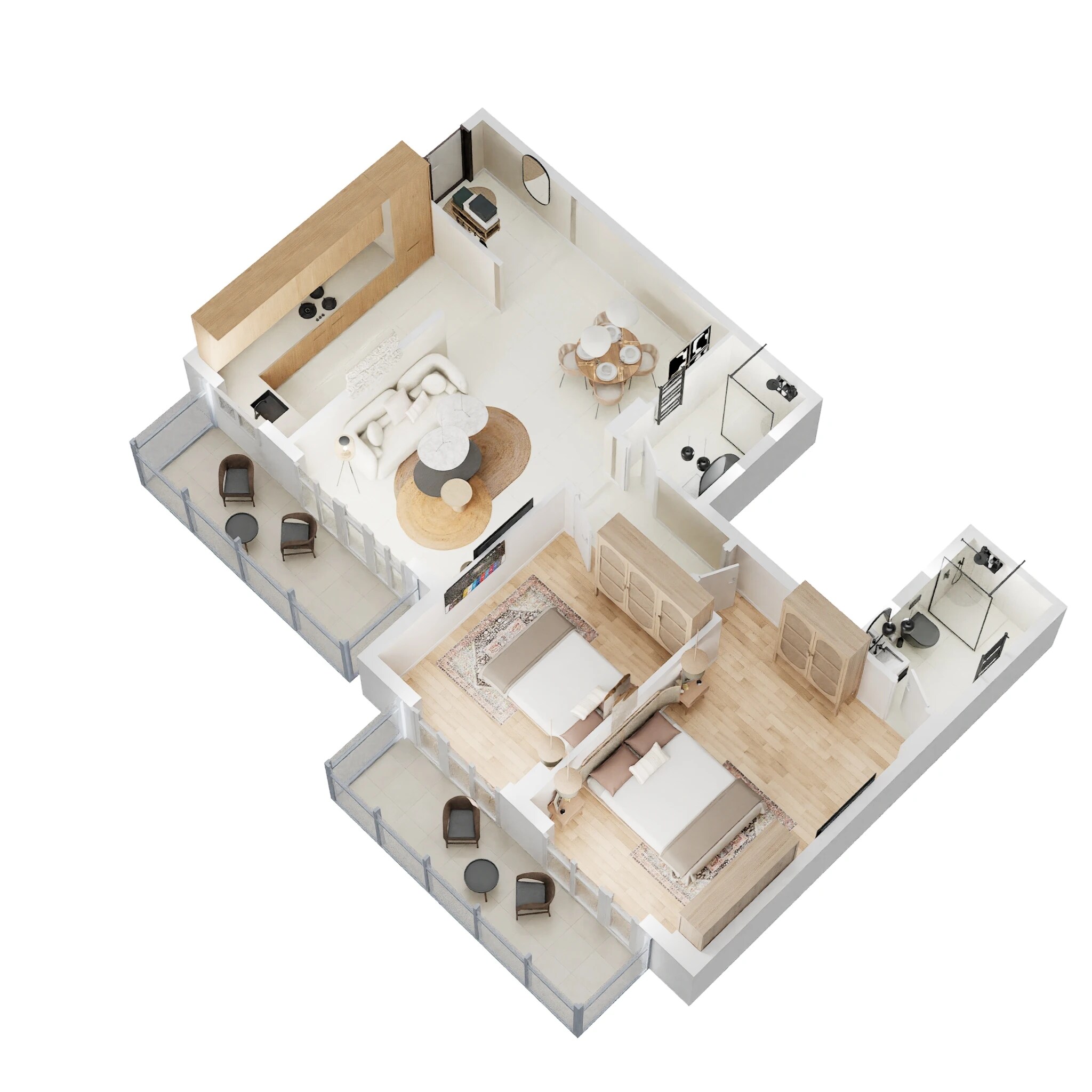 2 BHK 1275 Sq. Ft. Apartment