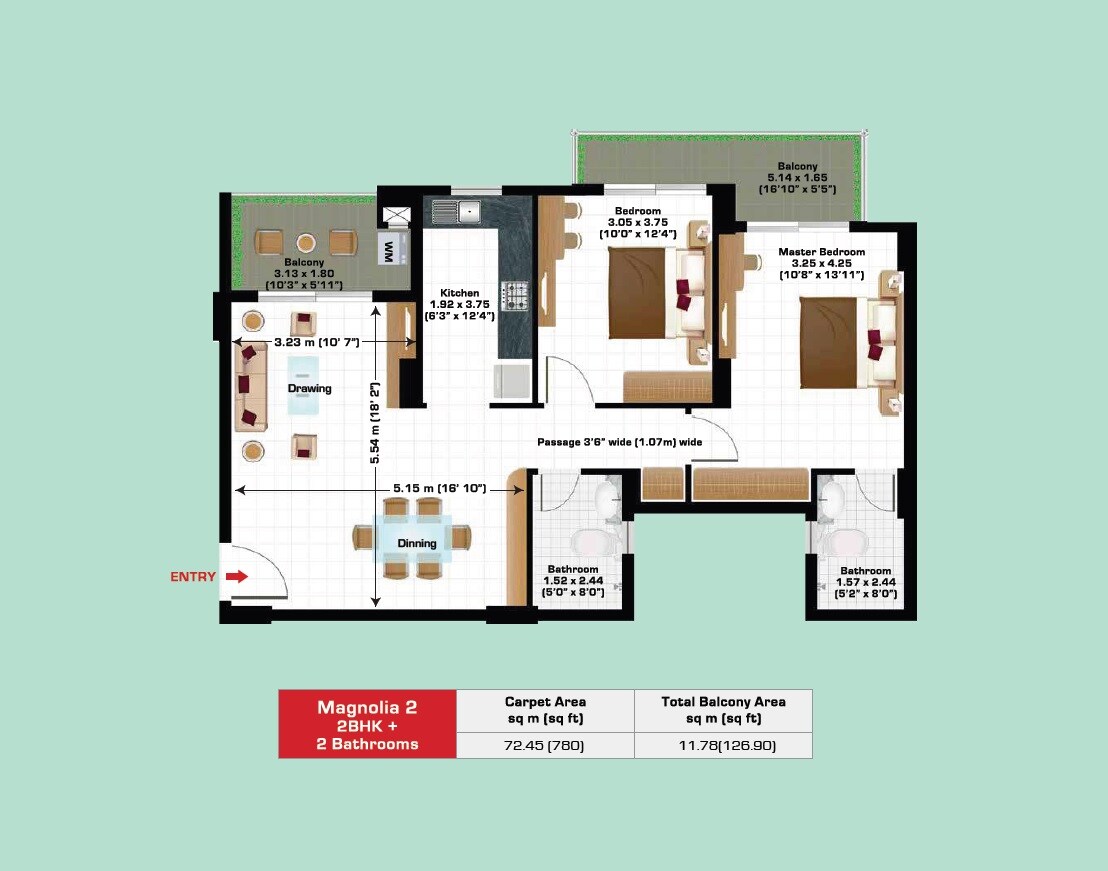 Other, ashiana-housing-anmol 2 Bedroom 1205 Sq.Ft. Apartment In Sohna Sector 33 Gurgaon 9186665