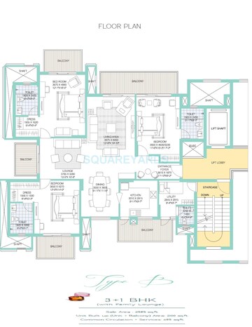  3 BHK Apartment at ATS Tourmaline, Sector 109 – for Sale