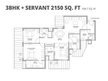  3 BHK Apartment at Bestech Park View Altura, Sector 79 – for Sale
