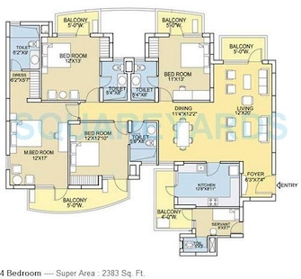 4 BHK Apartment For Resale in Bestech Park View City 2 Dhani Gurgaon  6867054