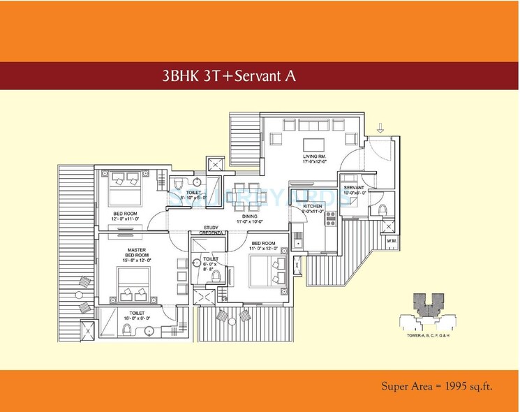 Other, bestech-park-view-sanskruti 3 Bedroom 1995 Sq.Ft. Apartment In Sector 92 Gurgaon 9097319