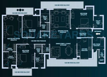  4 BHK Apartment at Bestech Park View Spa, Sector 47 – for Rent