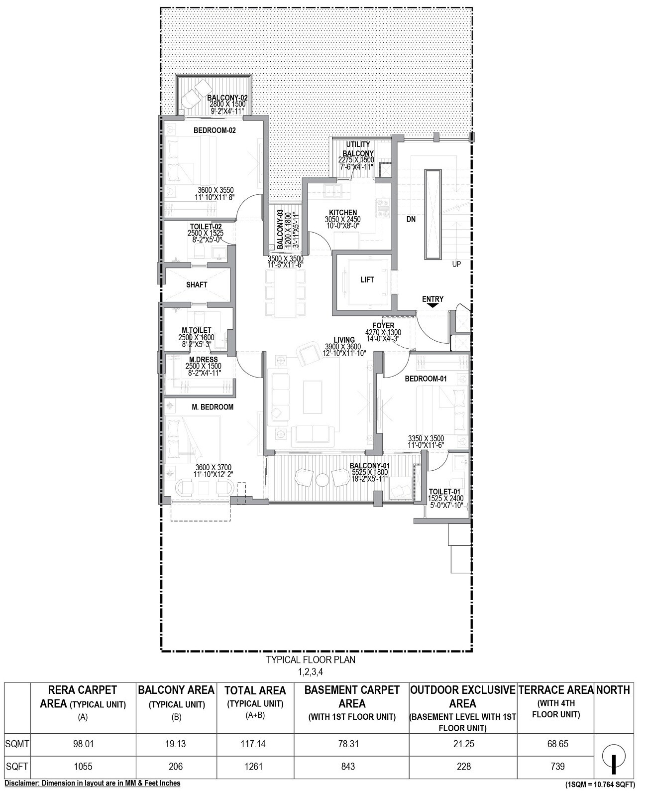 Other, birla-navya 4 Bedroom 3006 Sq.Ft. Apartment In Sector 63a Gurgaon 9060750