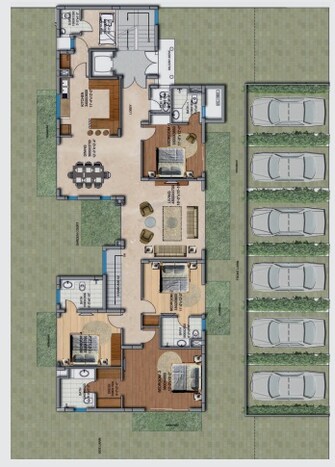 4 BHK Builder Floor For Rent in BPTP Amstoria Sector 102 Gurgaon  8124334