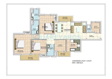  3 BHK Apartment at BPTP Spacio Park Serene, Sector 37d – for Sale