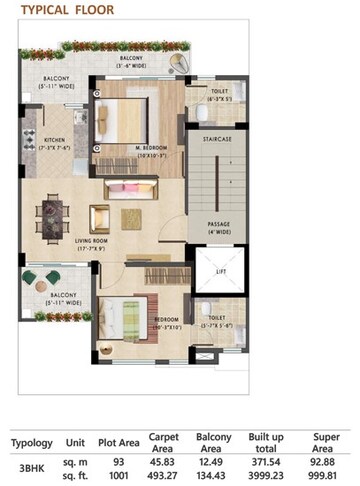  2 BHK Apartment at Breez Flora Avenue 33, Sohna Sector 33 – for Rent