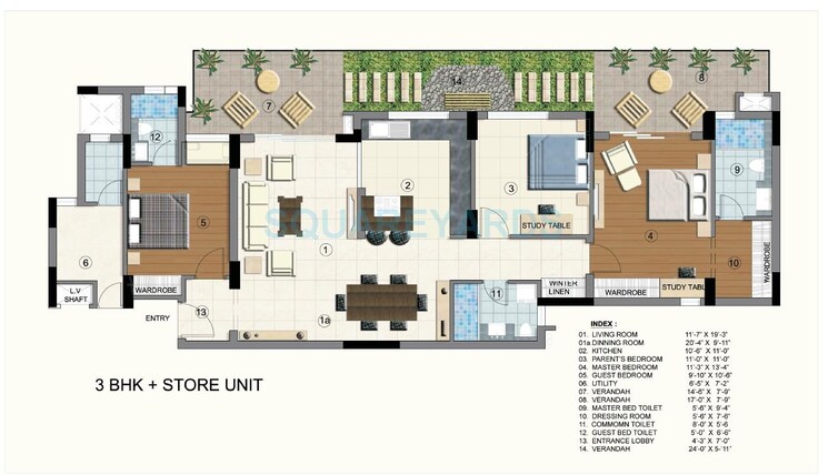 Other, brisk-lumbini-terrace-homes 3 Bedroom 2022 Sq.Ft. Apartment In Sector 109 Gurgaon 8808285