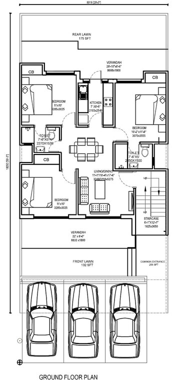  3 BHK Apartment at Central Park 3 Flower Valley, Sohna Sector 33 – for Rent