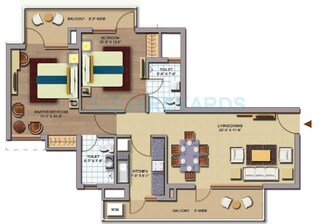 2 BHK Apartment For Resale in CHD Avenue 71 Sector 71 Gurgaon  6654535