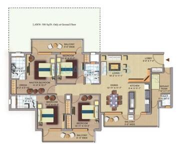  4 BHK Apartment at CHD Avenue 71, Behrampur – for Sale