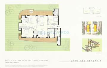  3 BHK Apartment at Chintels Serenity, Sector 109 – for Sale
