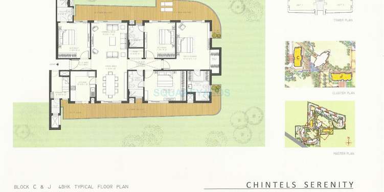 chintel serenity apartment 4bhk sq 2925sqft 1