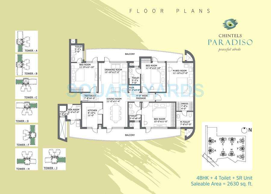 chintels paradiso apartment 4bhk 2630sqft 1
