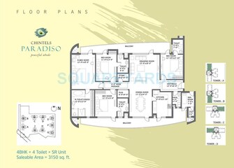 4 BHK Apartment For Resale in Chintels Paradiso Sector 109 Gurgaon  6687411