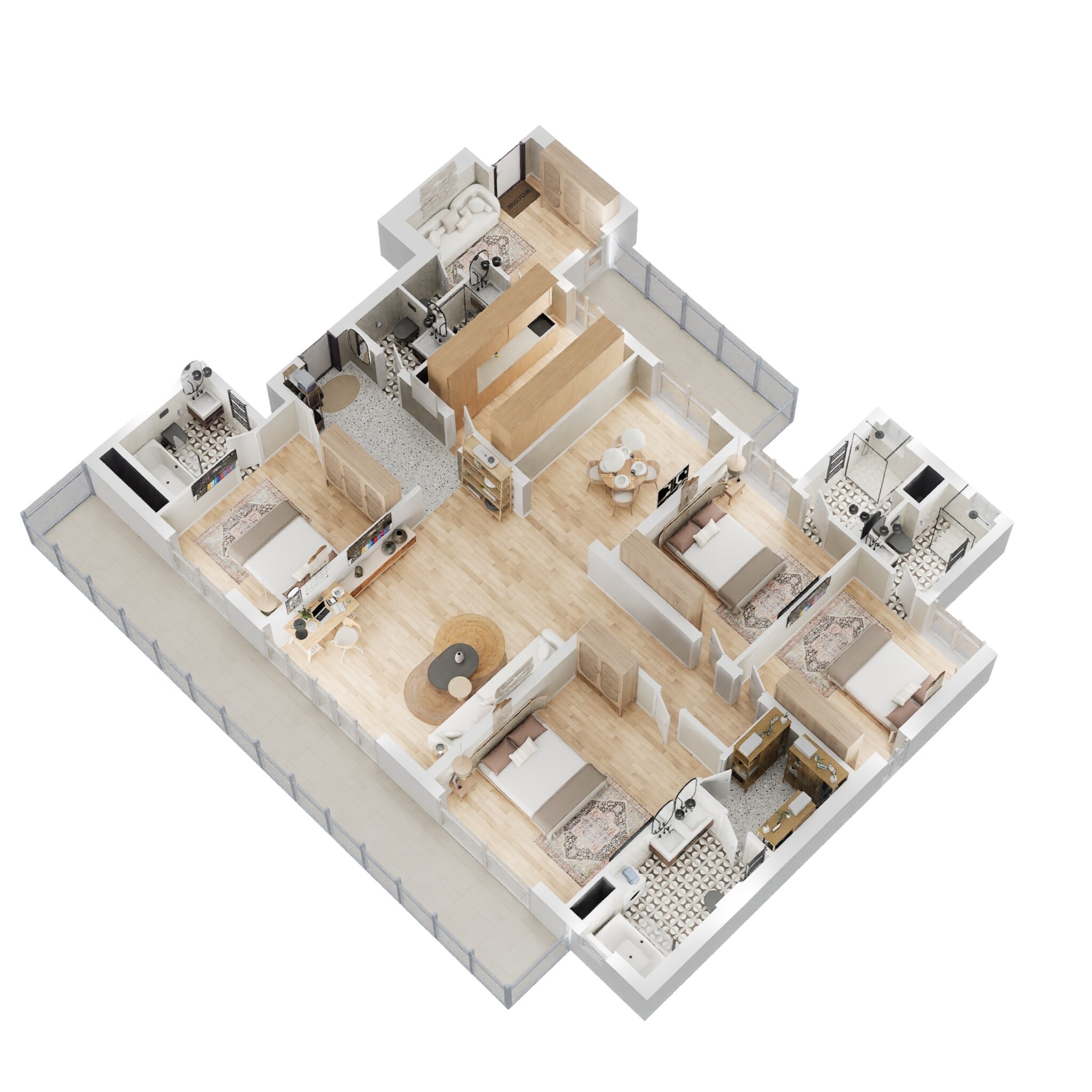conscient hines elevate apartment 4bhk 3395sqft41 3d 2488