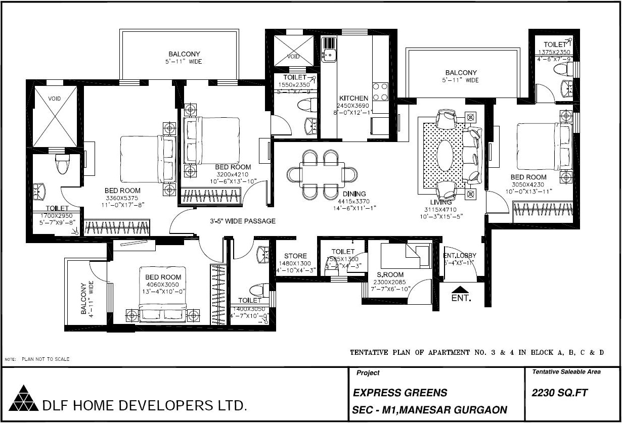 dlf express greens apartment 4 bhk 2230sqft 20201314161359