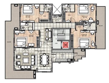  4 BHK Apartment at DLF Garden City Independent Floors, Sector 92 – for Rent