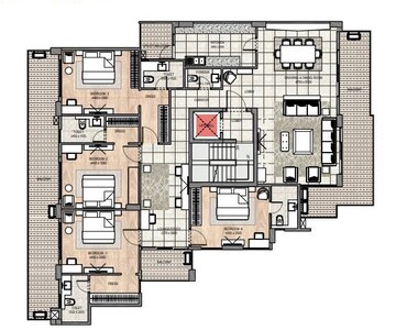  4 BHK Apartment at DLF Garden City Independent Floors, Sector 92 – for Rent