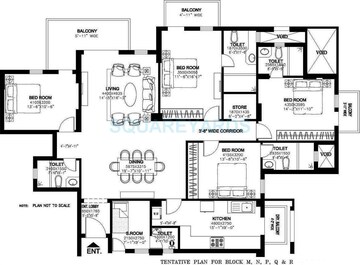  4 BHK Apartment at DLF New Town Heights III, Sector 91 – for Rent