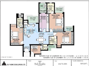  3 BHK Apartment at DLF Park Place, Sector 54 – for Sale