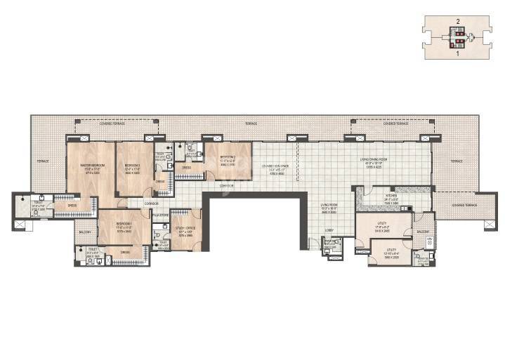 Other, dlf-privana-south 4 Bedroom 5472 Sq.Ft. Penthouse In Sector 76 Gurgaon 7652858