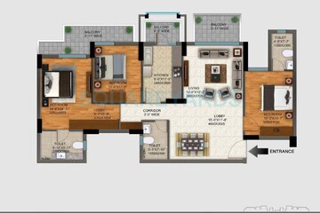  3 BHK Apartment at DLF Regal Gardens, Sector 90 – for Rent