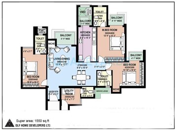  3 BHK Apartment at DLF Regency Park II, Sector 27 – for Sale
