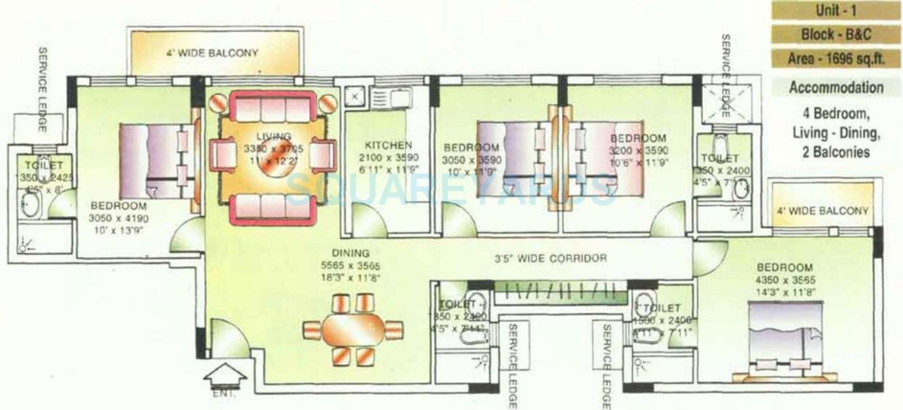 DLF The Belvedere Park Floor Plans Sector 24, Gurgaon