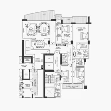  4 BHK Apartment at DLF The Camellias, Sector 42 – for Sale