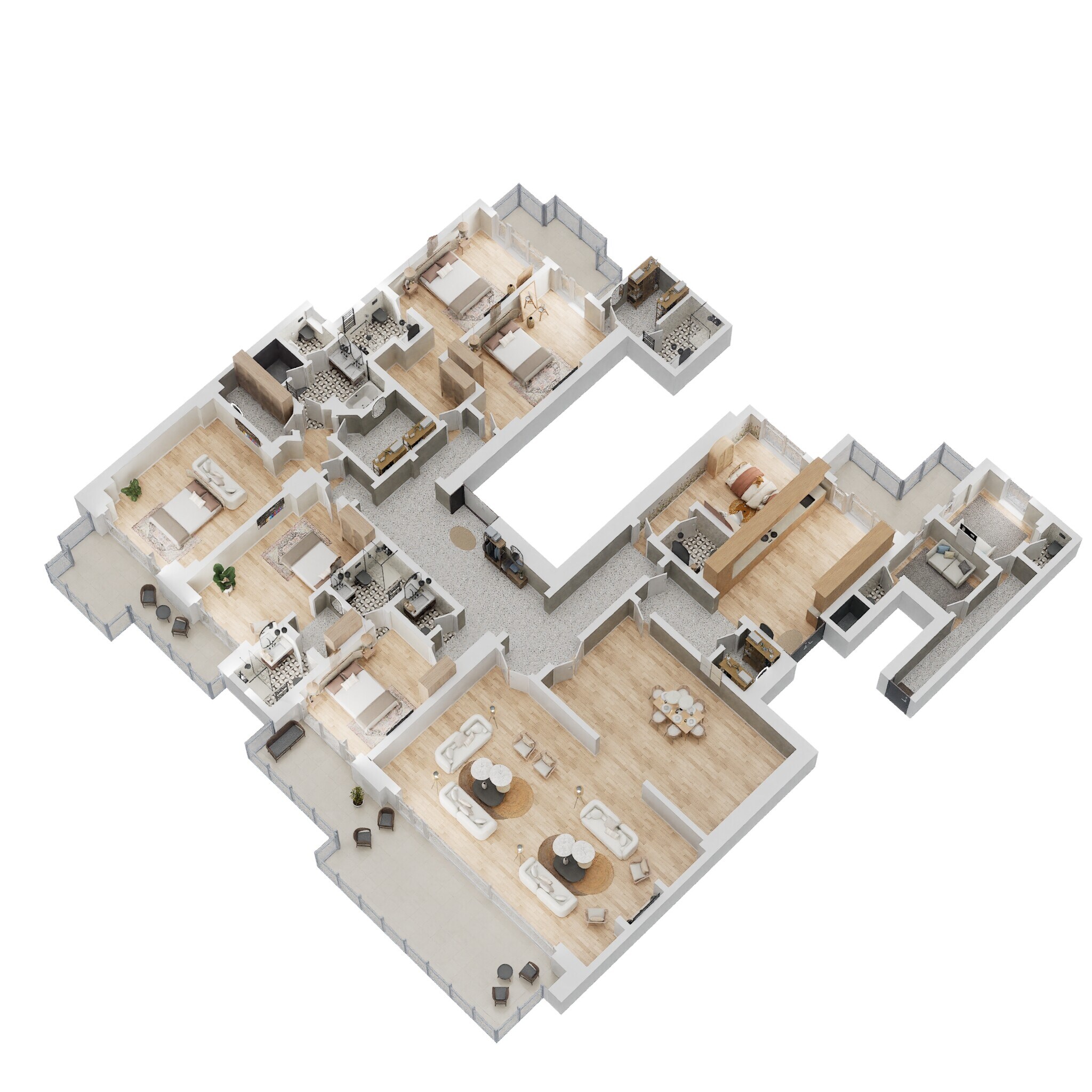 5 BHK 9419 Sq. Ft. Apartment