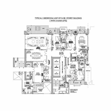  5 BHK Apartment at DLF The Camellias, Golf Course Road – for Sale