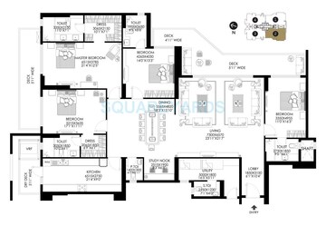  4 BHK Apartment at DLF The Crest, Sector 54 – for Rent