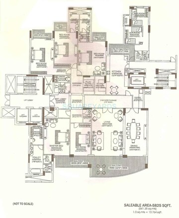  4 BHK Apartment at DLF The Magnolias, Dlf Phase V – for Rent
