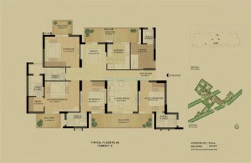  4 BHK Apartment at DLF The Primus, Sector 82a – for Sale
