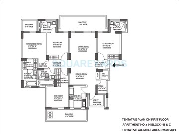  4 BHK Apartment at DLF The Ultima, Sector 81 – for Rent