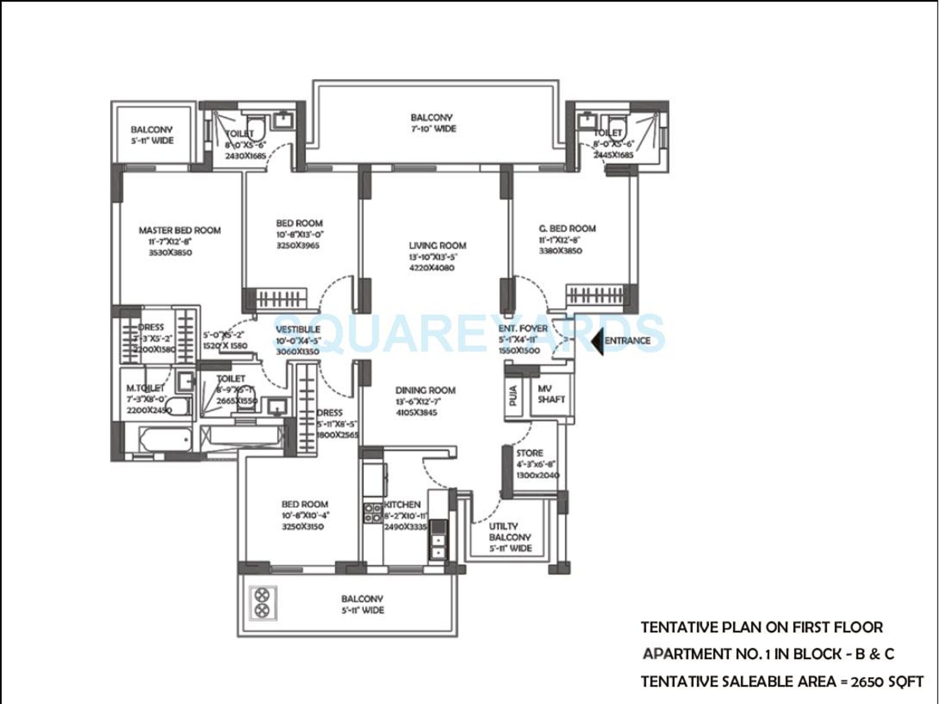 dlf the ultima apartment 4bhk 2650sqft 1