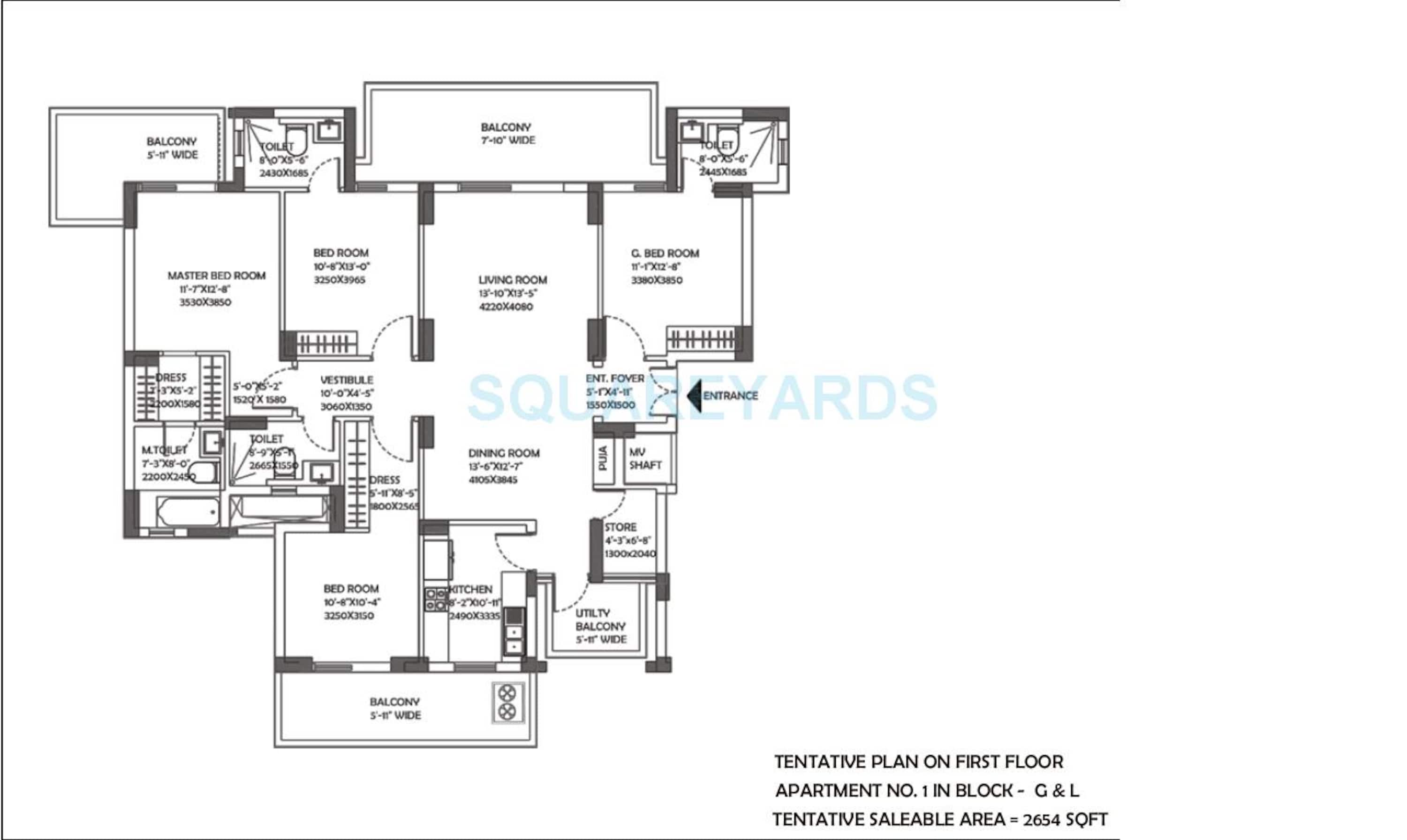 dlf the ultima apartment 4bhk 2654sqft 1