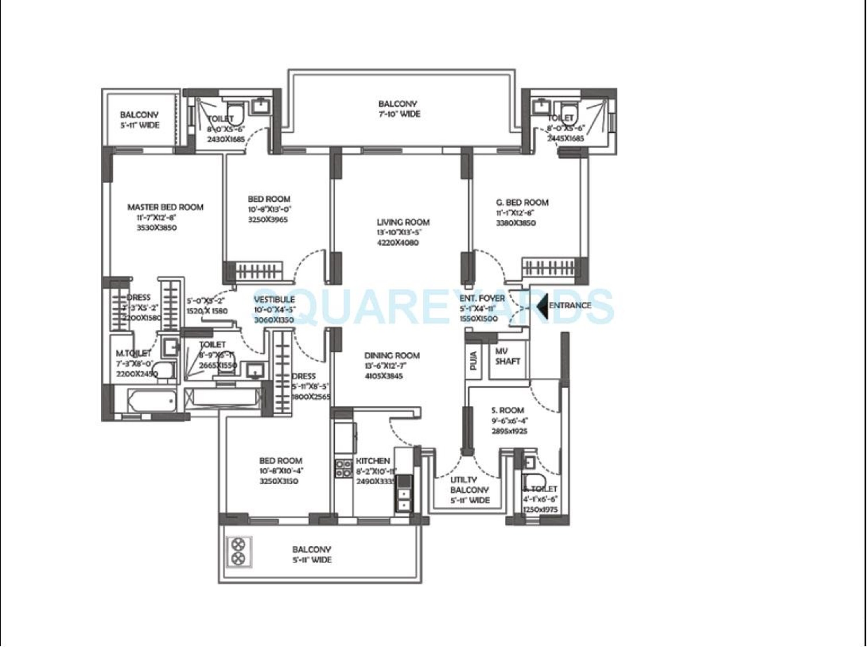 dlf the ultima apartment 4bhk 2752sqft 1