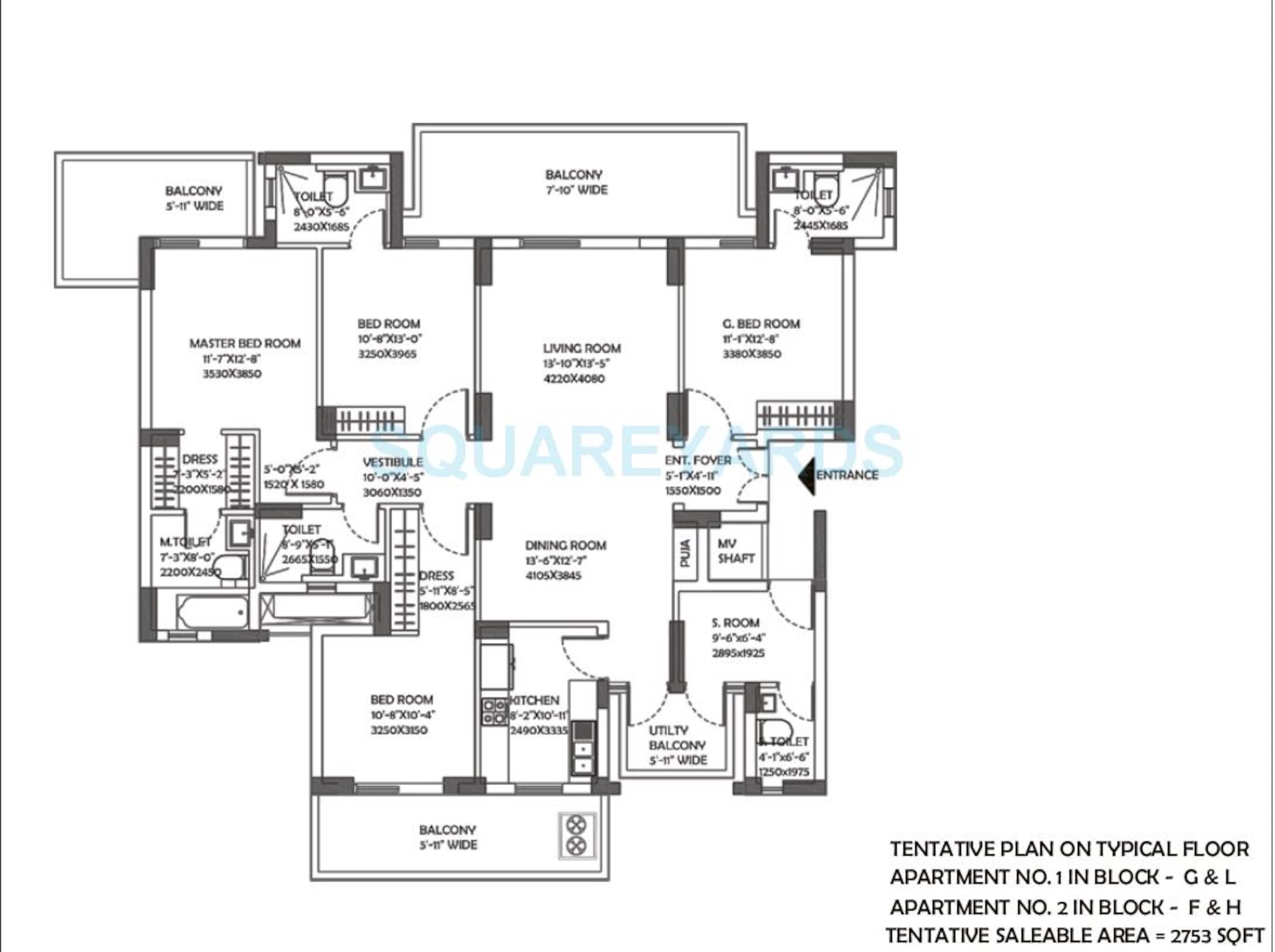 dlf the ultima apartment 4bhk 2753sqft 1