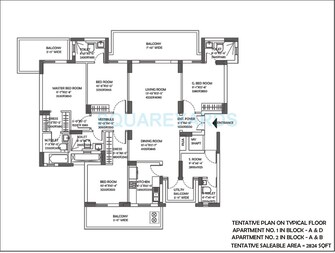 4 BHK Apartment For Rent in DLF The Ultima Sector 81 Gurgaon  8113249