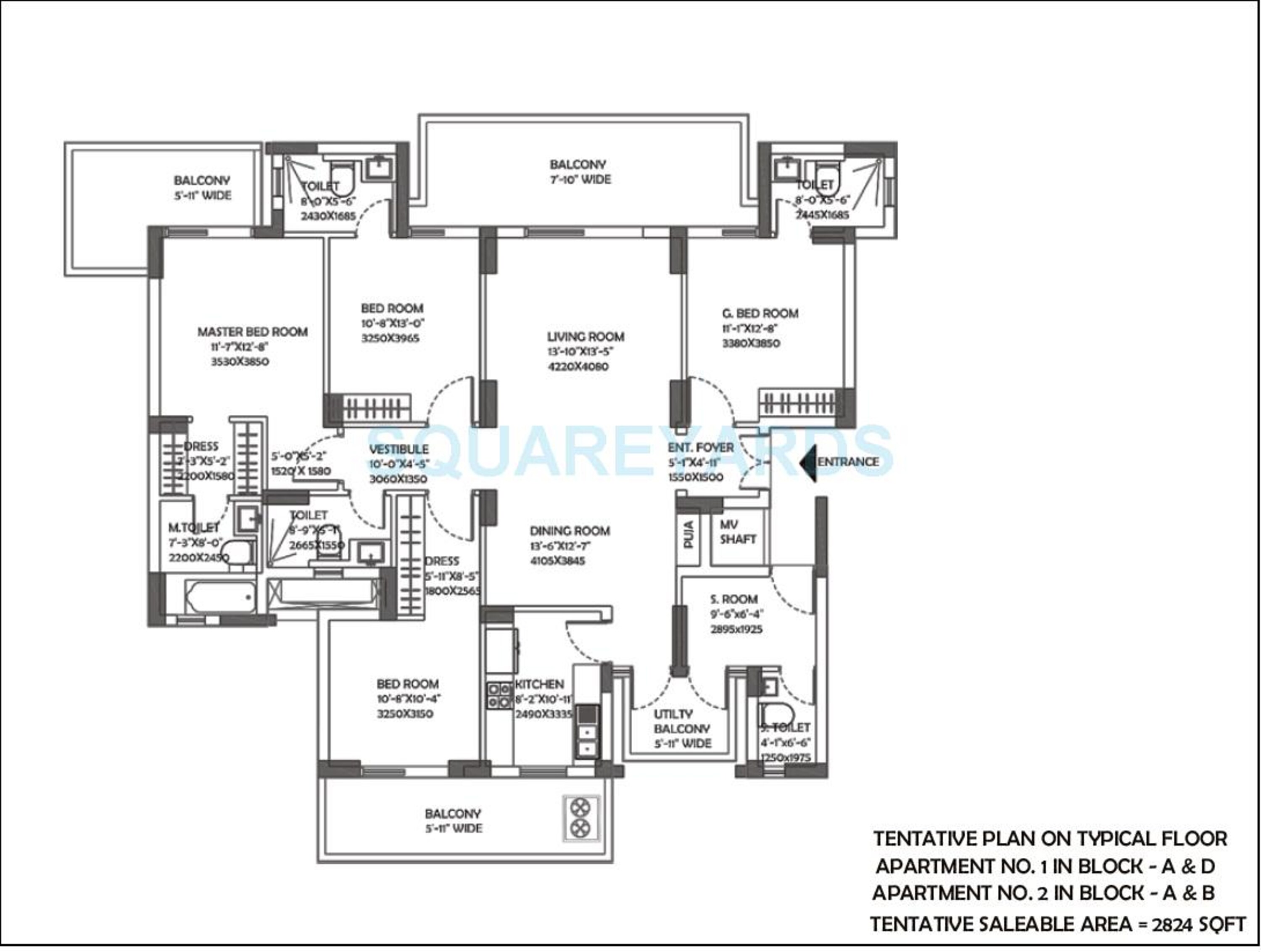 dlf the ultima apartment 4bhk 2824sqft 1