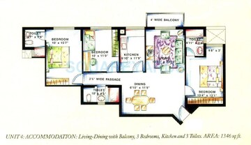  3 BHK Apartment at DLF The Wellington Estate, Dlf Phase V – for Sale