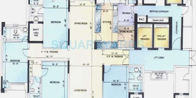 dlf windsor court apartment 4bhk sq 2985sqft 1