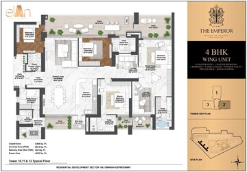  4 BHK Apartment at Elan The Emperor, Panwala Khusropur – for Sale