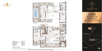  4 BHK Penthouse at Elan The Presidential, Sector 106 – for Sale