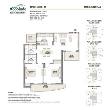 2 BHK Apartment For Resale in Eldeco Accolade Saini Colony Gurgaon  7087593