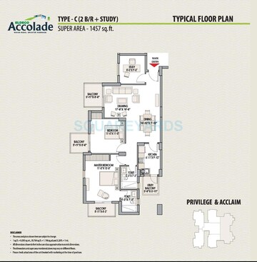  2 BHK Apartment at Eldeco Accolade, Sohna Sector 2 – for Sale