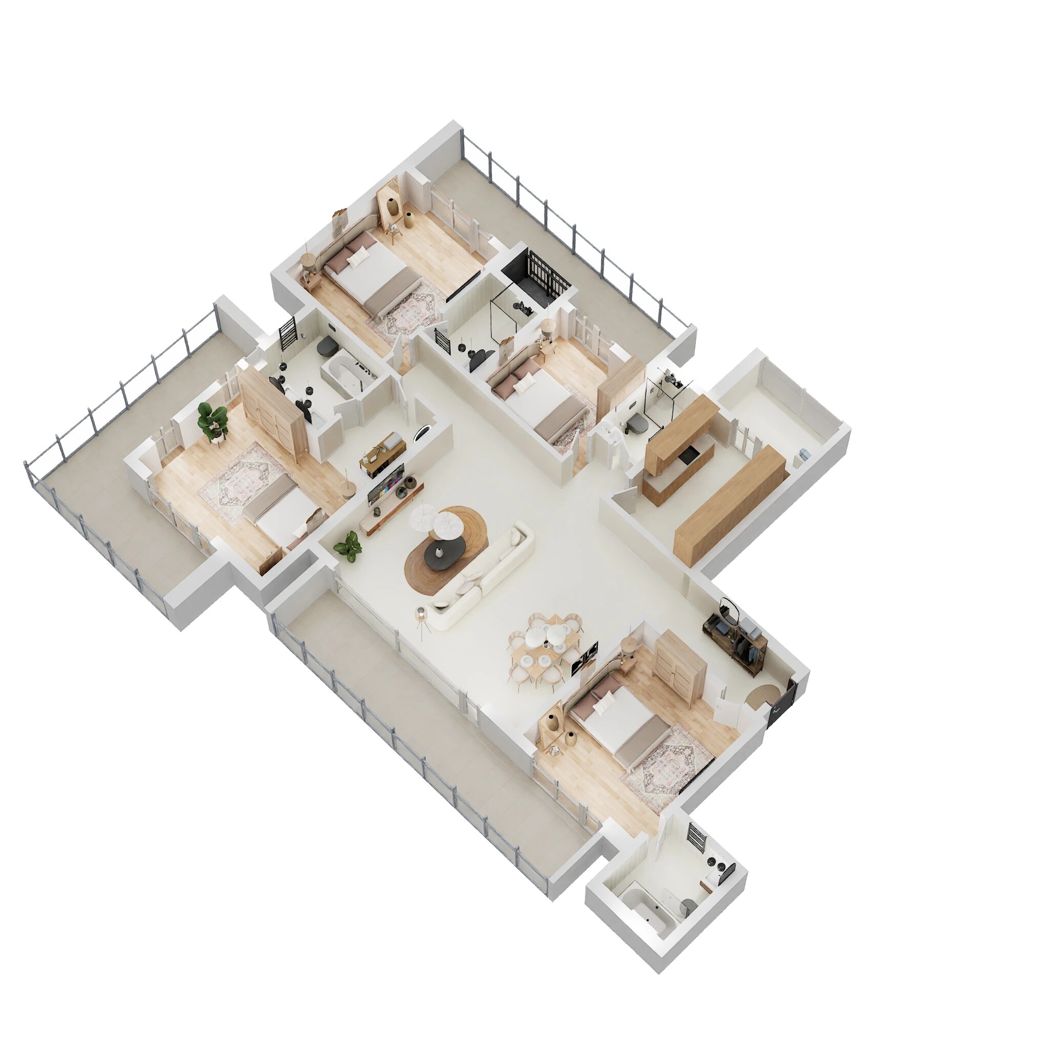 4 BHK 2875 Sq. Ft. Apartment