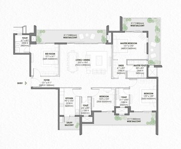  4 BHK Apartment at Eldeco Fairway Reserve, Sector 80 – for Sale